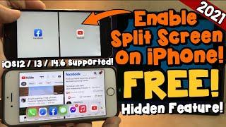 2021! How to Enable Split Screen on iPhone. Get Multitasking View Easy! No Computer | renzydc