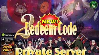 Ninja War(Private Server) New 2X Redeem Code  Rise of Hokage: Glory/Ninja Chronicles iOS/ApK