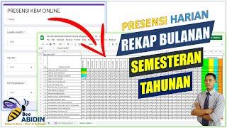 Cara Membuat Rekap Absen Online Otomatis dengan Google Forms || Lengkap Keterangan Hadir Sakit Ijin