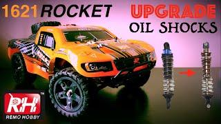 Remo Hobby 1621 Rocket 4WD Truggy Upgrade to Oil Shocks