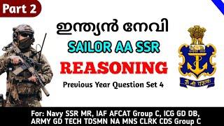 Indian Navy AA SSR Previous year question paper discussion| Malayalam