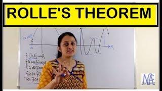 ROLLE'S THEOREM-MEAN VALUE THEOREMS PART-I (CONTINUITY AND DIFFERENTIABILTY PART 13)