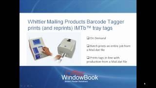 DAT-MAIL Interface to Whittier Mailing Products Barcode Tagger