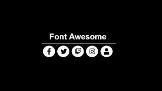 How to download font awesome library and use the icons  offline