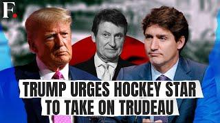 Donald Trump Backs Ice Hockey Legend Wayne Gretzky Against PM Trudeau