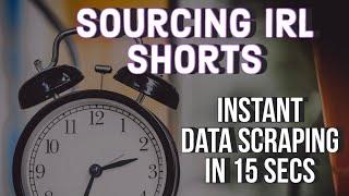 Got 15 Secs? Using Instant Data Scraper on Facebook to pull 100s of Group Members! #SourcingIRL