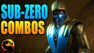 Mortal Kombat X: "SUB-ZERO" Combos  - (Cryomancer, Grandmaster & Unbreakable)