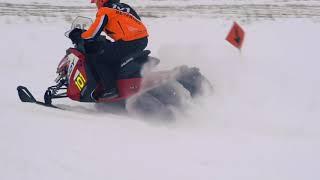 Snowmobile Racing - Ditch Banging  | doubles and big air. Dan Revering #101. Indy XC 600 | HD