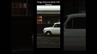 Image Zoom Hover Effect CSS #shorts #css