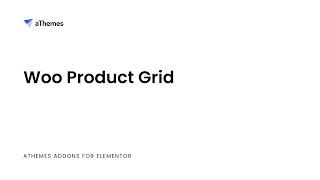 Woo Product Grid Widget for Elementor