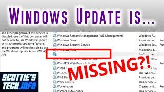 Windows Update is MISSING? Fix it for good!