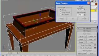 Modeling and texturing a table in 3ds Max (beginner level)