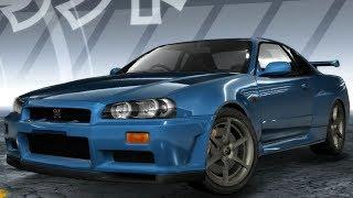 Need For Speed: ProStreet - Nissan GT-R (R34) - Test Drive Gameplay (HD) [1080p60FPS]