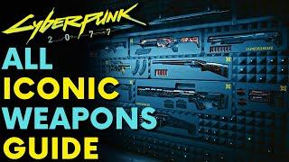 ALL ICONIC WEAPONS In Cyberpunk 2077 (Locations & Guide)