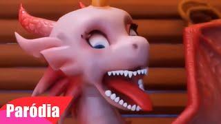 O DRAGÃOZINHO QUERIA ME FURAR  | Paródia do baby dragon