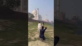 Taj Mahal  Pre wedding shoot  #preweddingshoot #viral #couplephotography #prewedshoot