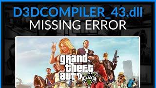 How To Fix GTA 5 D3DCOMPILER_43 .dll Missing Error Windows 11⧸10 - Full Guide 2025