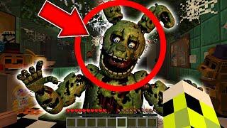 Я НАШЕЛ СПРИНГТРАПА В МАЙНКРАФТ FNF SPRINGTRAP MINECRAFT ФНФ FIVE NIGHTS AT FREDDY’S 3 ФНАФ