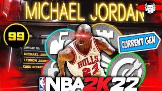 NBA 2K22 CURRENT GEN MICHAEL JORDAN BUILD - BEST GUARD BUILD 2K22