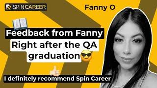 Fanny just completed the QA program  
