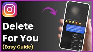Delete For You Option In Instagram !