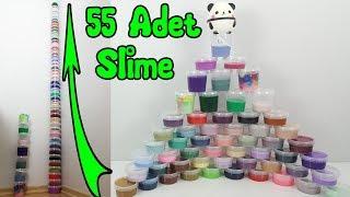 Bu Bir Rekor Olabilir mi? 55 Çeşit Slime ile DEV Slime Çorbası