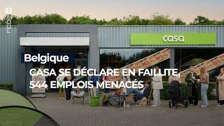 Emploi : Casa se déclare en faillite, 63 magasins touchés - RTBF Info