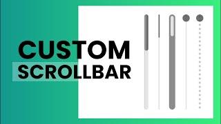 Custom Scrollbars Using HTML, CSS And JQuery | Customize Scrollbars | Web dev