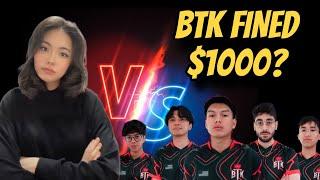 BTK Fined $1000 Because of Nicholette Issue?