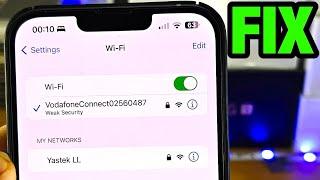 iPhone WON'T Connect to WiFi SOLVED!