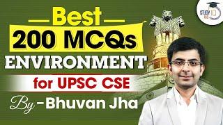 Best 200 Environment & Ecology Questions for UPSC Prelims 2024 | Complete Environment through MCQs