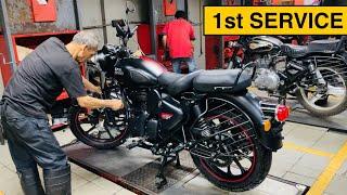 Classic 350 1st Service | Royal Enfield Classic 350 1st Service | Classic 350 1st Service Cost 2024