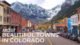 MOST BEAUTIFUL TOWNS IN COLORADO: Best Places to Visit in CO | Prettiest Mountain Cities to Travel