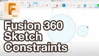 Fusion 360 Sketch Constraints