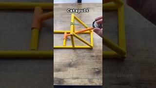 DIY CATAPULT PAPER CRAFT ORIGAMI WORLD TUTORIAL | HOW TO MAKE CATAPULT FROM PAPER EASY ORIGAMI WORLD