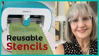 Make your own mixed media reusable stencils |  Cricut Joy tutorials for beginners
