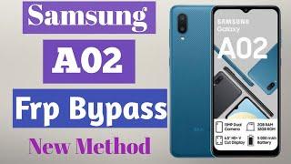 Samsung A02 Frp Bypass | Bypass google Account A02 | Remove Google account new method