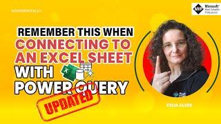 How to connect to an Excel sheet with Power Query without importing extra columns or rows  – T0024