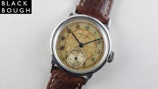 Movado Sport Ref. 11509 steel vintage wristwatch, circa 1945