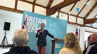 NIGEL FARAGE - EPIC SPEECH - ORATORY AT ITS FINEST - FRINTON TENNIS CLUB 15 June 2024