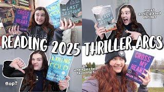 Reading 2025 Thriller ARC's  and my most anticipated romance book ️ [reading vlog]