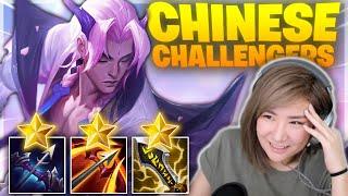 6 Challenger Chinese Meta Comp! Insane Items Yone 3 Carry (TFT Ranked Set 6) | Becca