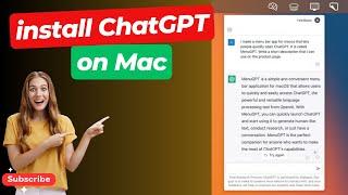 How to install ChatGPT for Mac | install ChatGPT for desktop