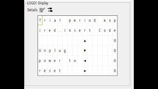 Lock your PLC program with a Simple code request! miniPLC Siemens Logo!