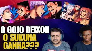 3 em 1 - Gojo vs Sukuna PT 1 e PT 2 | Sukuna VS Feitiçeiros  - Ciclo Amaldiçoados - Yondax (React)