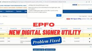 How Fix EPFO DSC Signer Error || step by step  || 8189972804