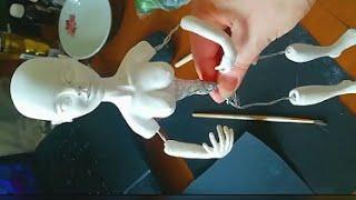 Лепим куклу из полимерной глины, первый опыт!