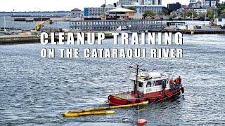 Environmental Cleanup Training - Eastern Canada Response Corporation on the Cataraqui River  4K