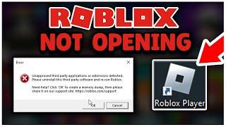 [FIX] 2024 Roblox Not Launching EASY Fix… Other Videos Don’t Work