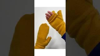 How To Sew Fleece Flip Top Mittens  #shorts  #janhowell